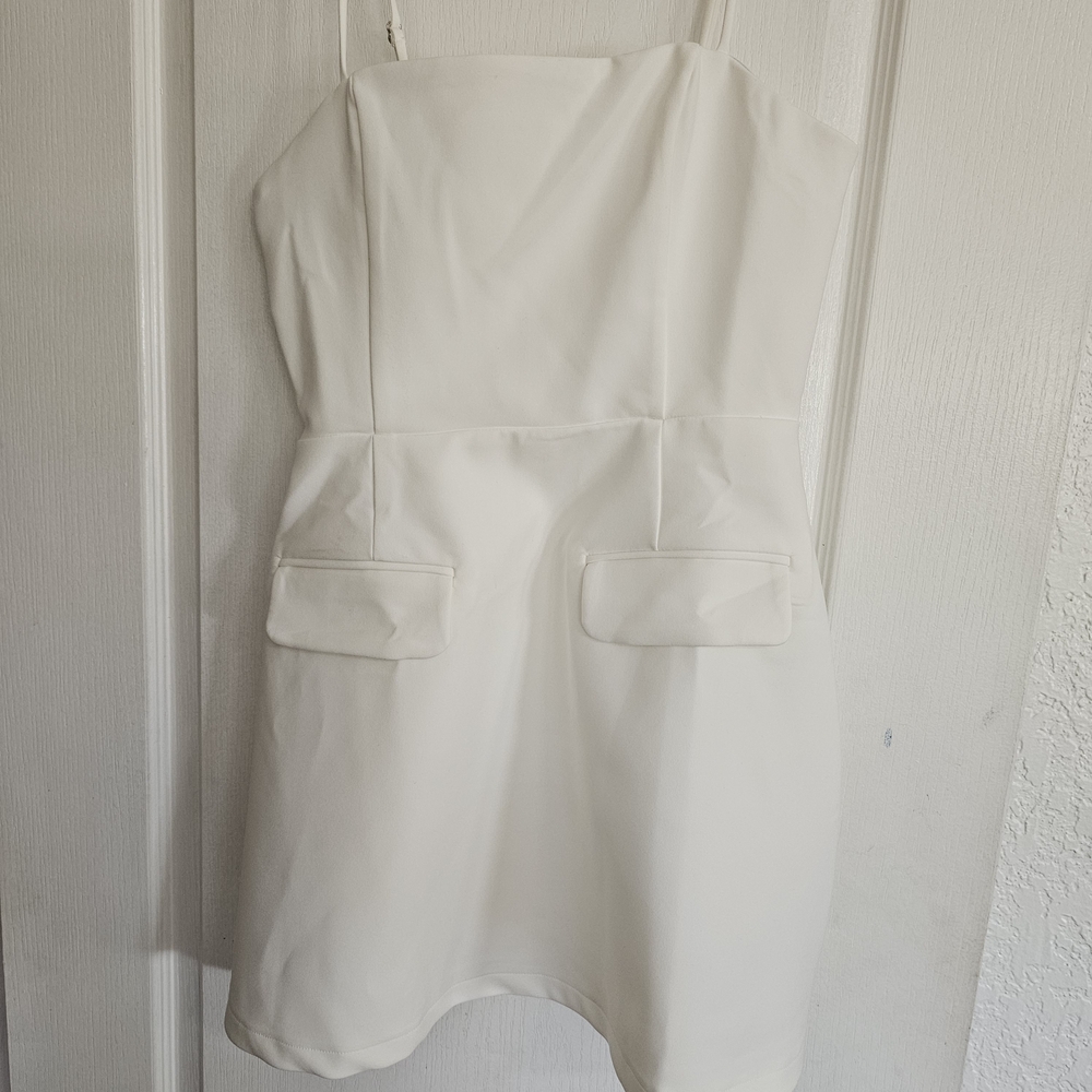 Showpo Katia mini dress strapped corset A line dress size 6. New